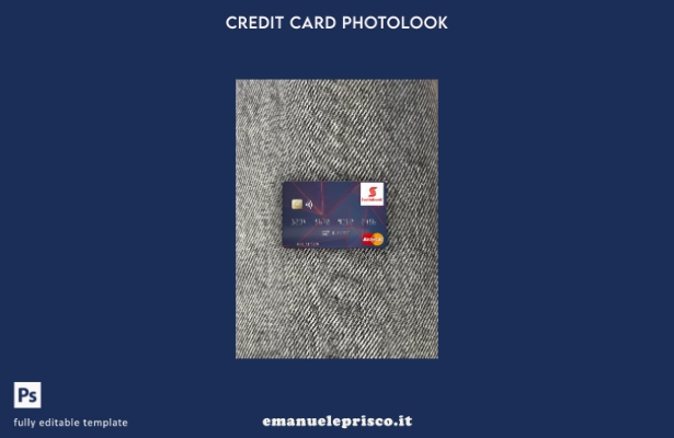 stile verificato modello frontale photolook mastercard della Banca della Nuova S